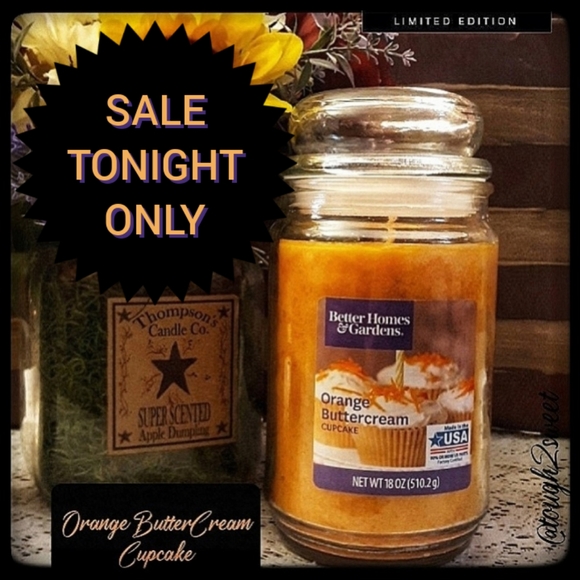 🆕️LAST 1❣ORANGE BUTTERCREAM CUPCAKE 18 OZ🌻 - Picture 2 of 6